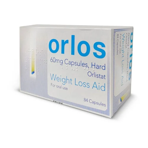 Orlos (Orlistat) 60mg Weight Loss Aid - 84 Capsules
